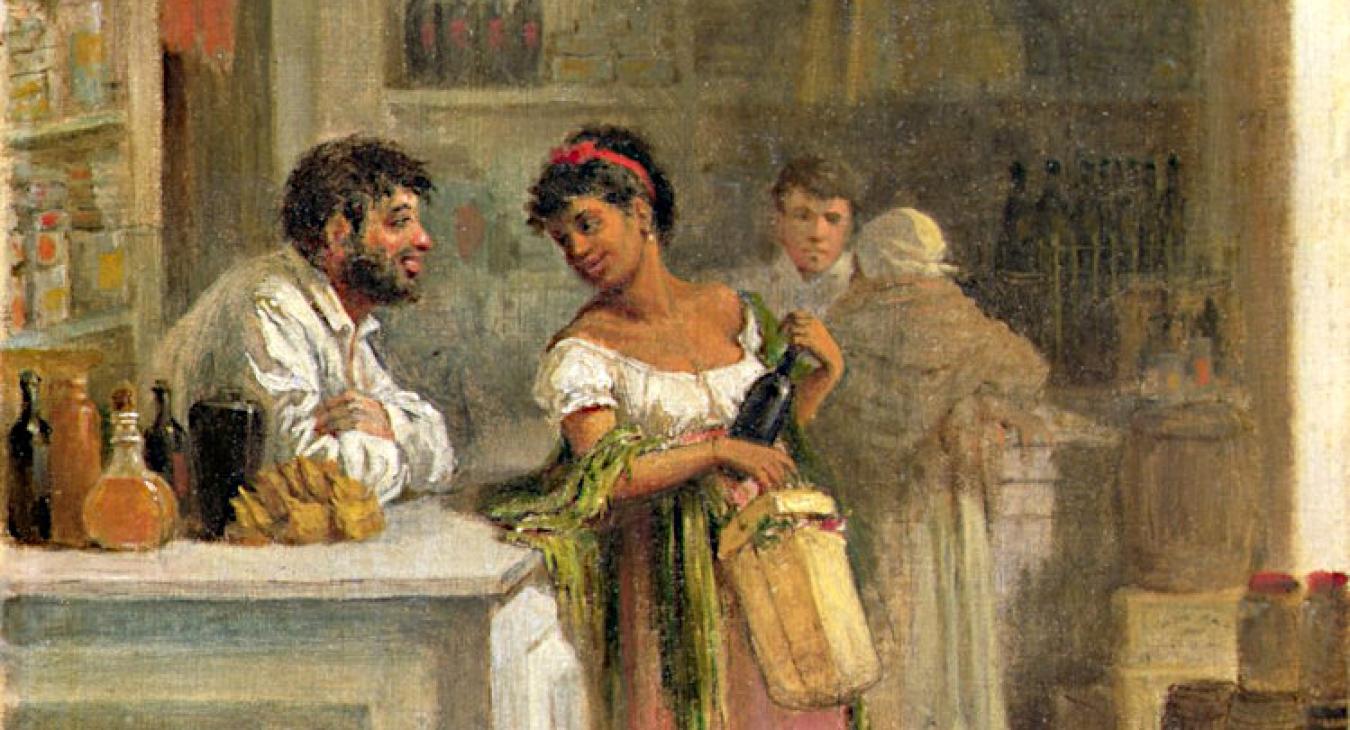 Painting Victor Patricio Landaluce - el dia siguente