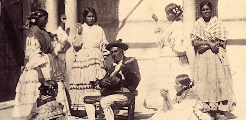 Group of romas, Charles Clifford 1862