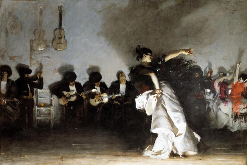 Tidlig flamenco tableau