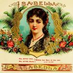 Isabella cigar box label